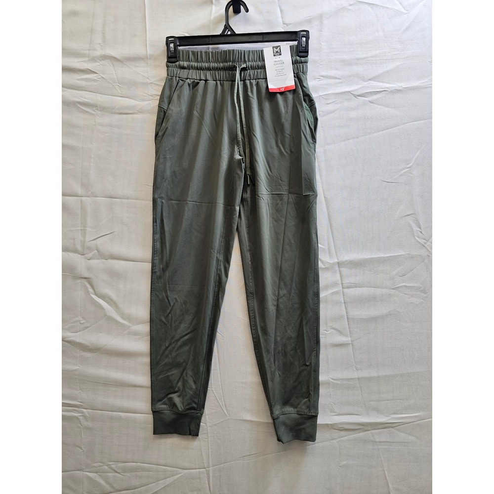 Members Mark Travel Jogger Pants Olive Green XS Relaxed Fit 28 Inseam‎ NWT